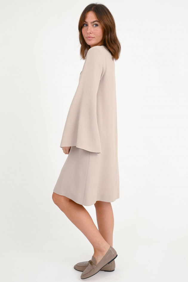 Antonelli Firenze Mini-Kleid aus Woll-Mix in Hellbeige