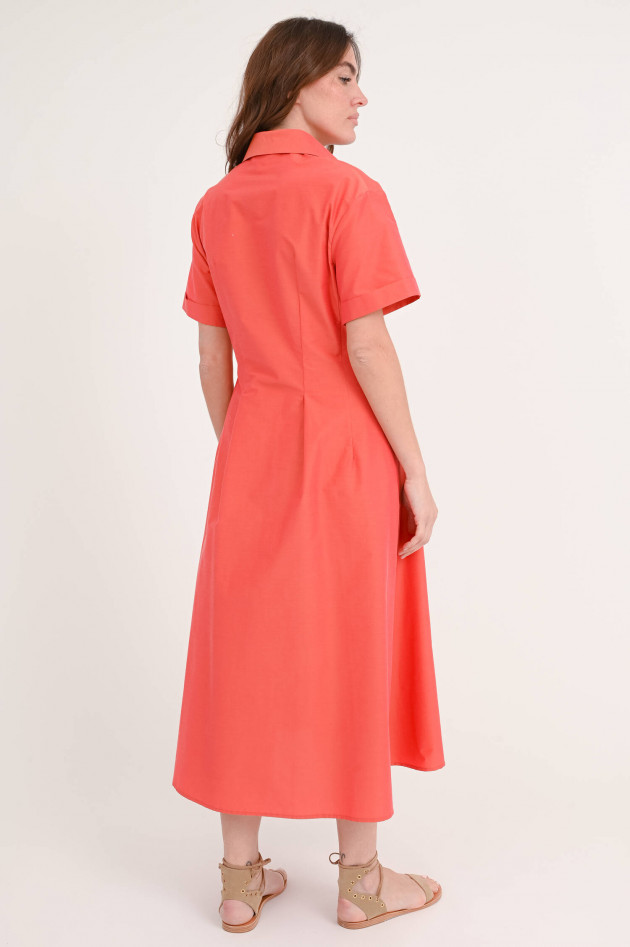 Antonelli Firenze Tailliertes  Midi-Kleid in Rost