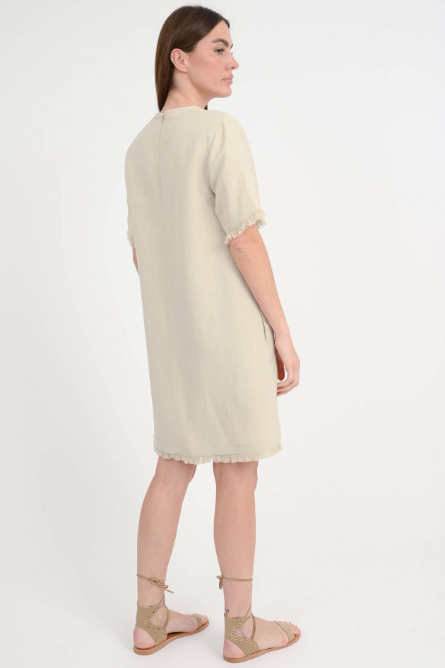 Antonelli Firenze Kleid NICARAGUA mit Fransendetails in Sand