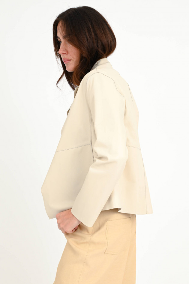 Antonelli Firenze Weiche Glattlederjacke GOJI in Creme