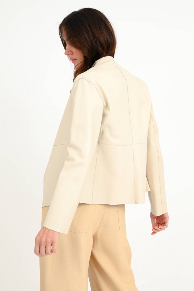 Antonelli Firenze Weiche Glattlederjacke GOJI in Creme