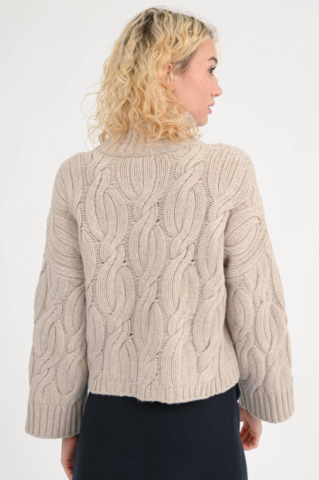 Antonelli Firenze Pullover aus Woll-Cashmere in Beige