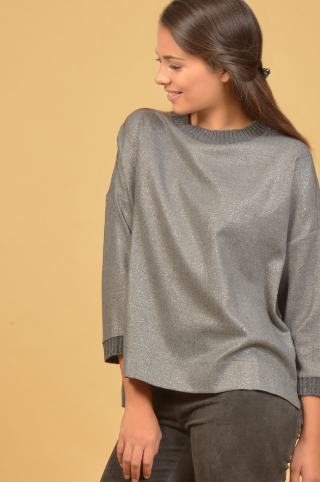 Antonelli Firenze Pullover in Grau metallic