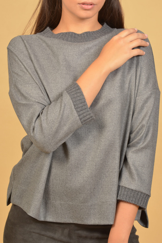 Antonelli Firenze Pullover in Grau metallic