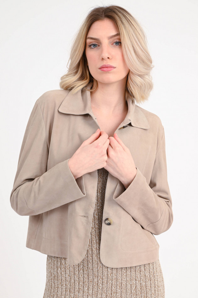 Arma  Wildlederjacke EMY GOAT SUEDE in Beige
