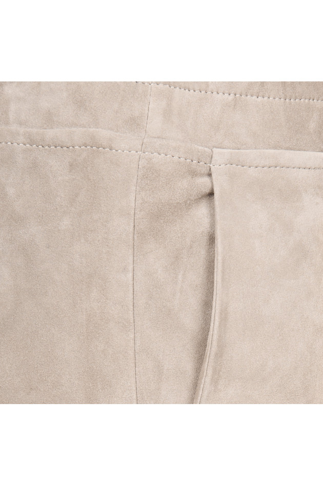 Arma  Lederhose in Grau/Beige