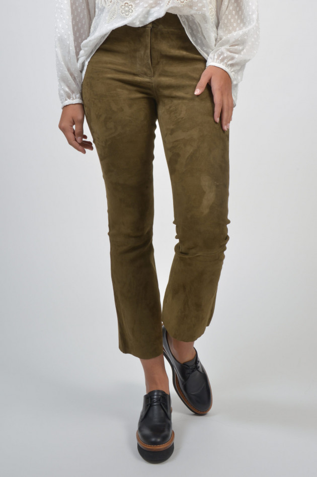 Arma  Lederhose LIVELY in Oliv