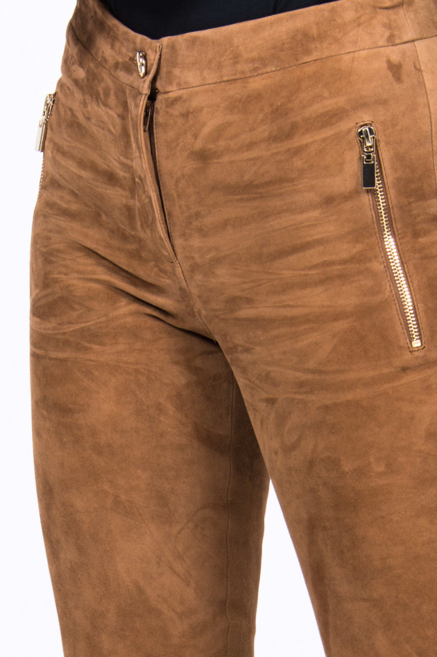 Arma  Lederhose CALIVY in Camel