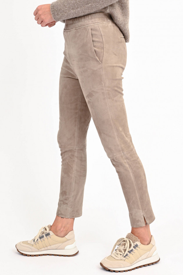 Arma  Velourslederhose PROVENCE in Taupe