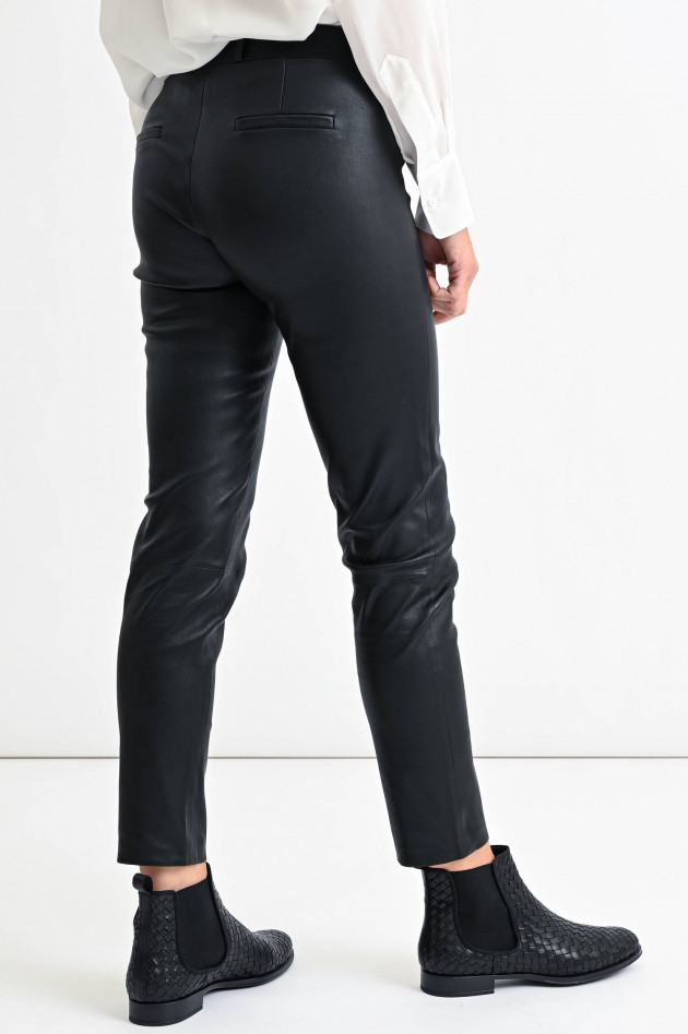 Arma  Glattlederhose FABRIZIA in Schwarz