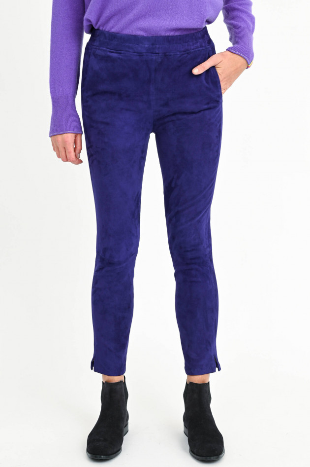 Arma  Velourslederhose PROVENCE STRETCH in Violett