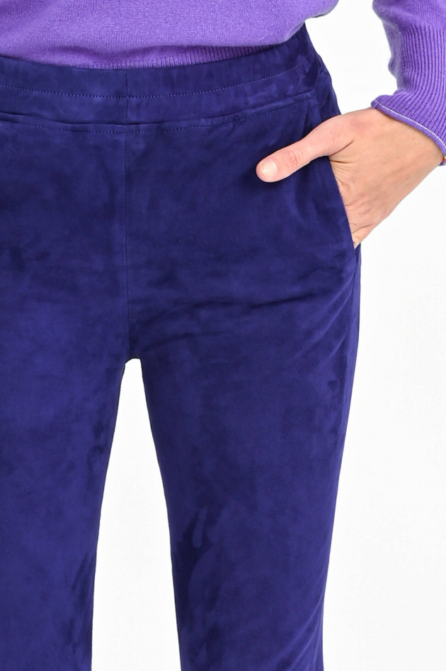 Arma  Velourslederhose PROVENCE STRETCH in Violett