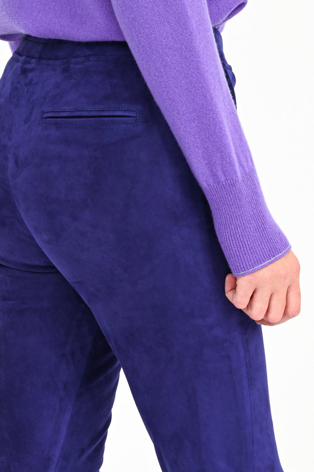 Arma  Velourslederhose PROVENCE STRETCH in Violett