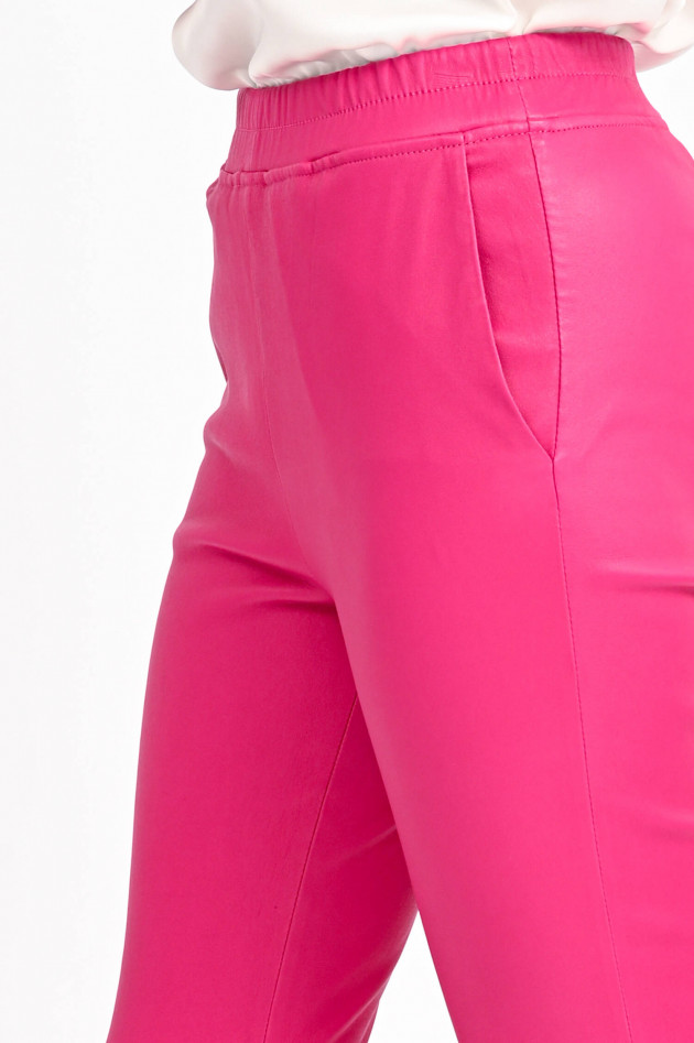 Arma  Lederhose PROVENCE STRETCH in Hot Pink