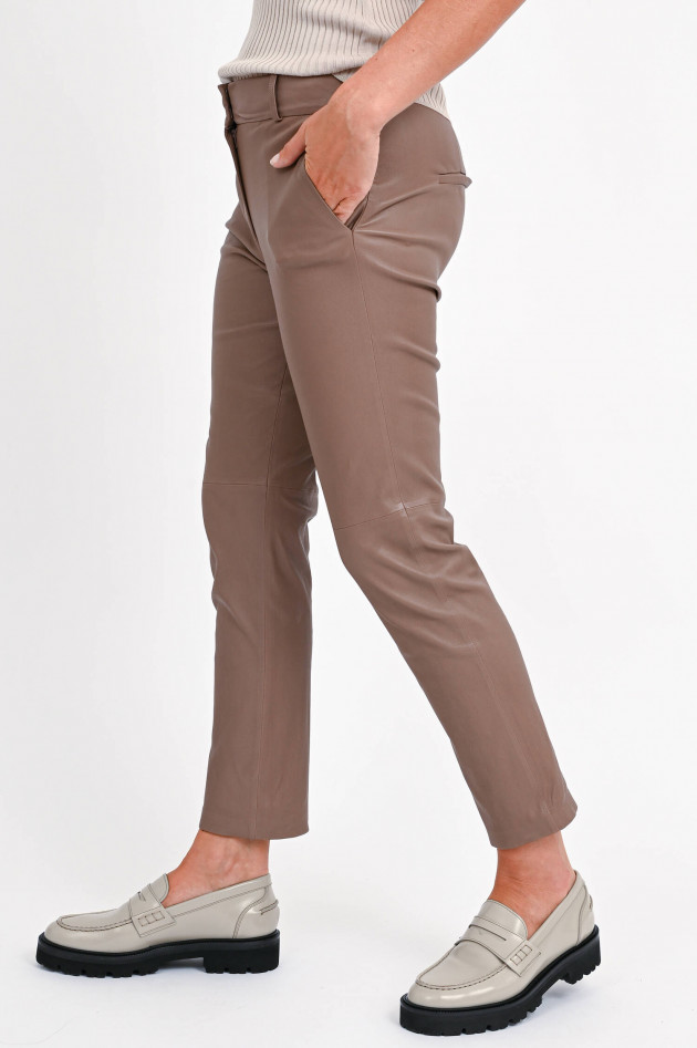 Arma  Glattlederhose JEN STRETCH in Braun