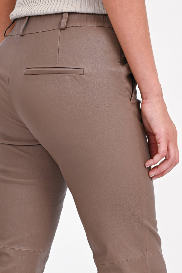 Arma  Glattlederhose JEN STRETCH in Braun