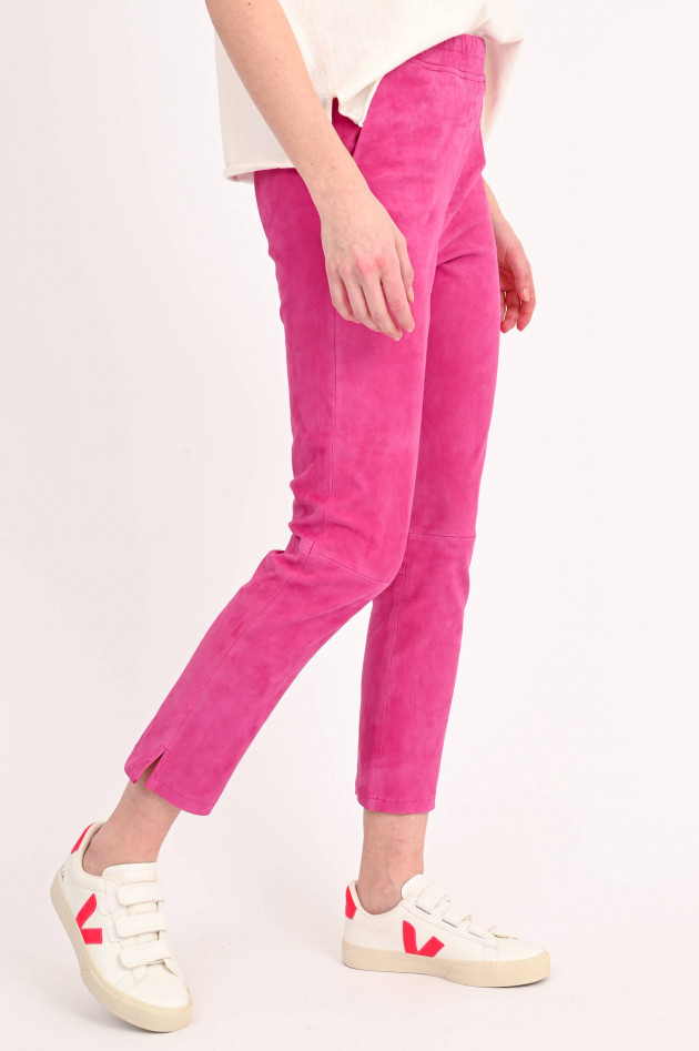 Arma  Velourslederhose PROVENCE STRETCH in Pink