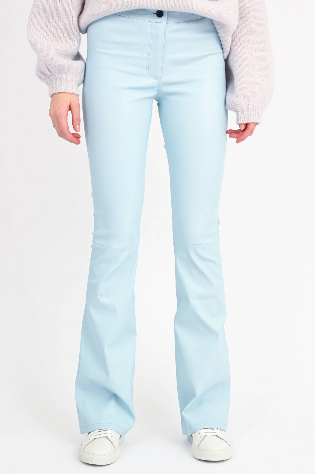 Arma  Flared Lederhose IZZI in Frost Blue