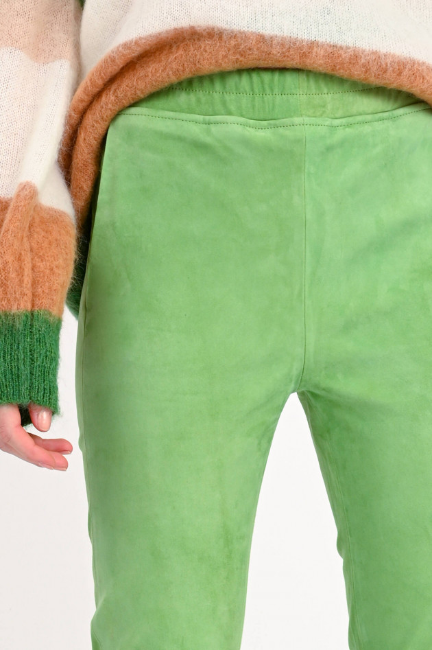 Arma  Velourslederhose PROVENCE STRETCH in Matcha