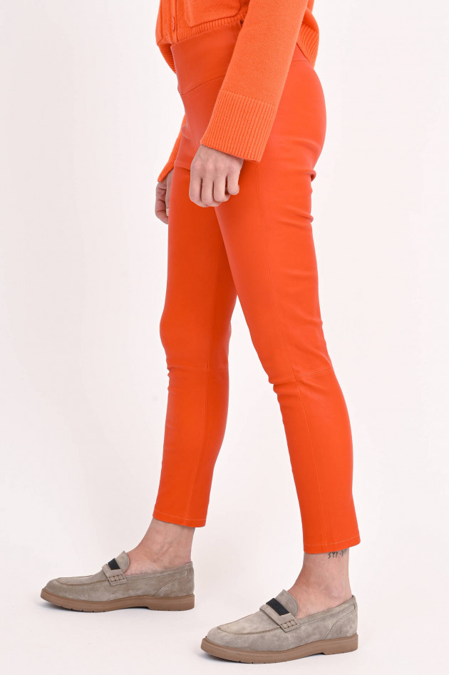 Arma  Lederhose BELLONA STRETCH in Orange