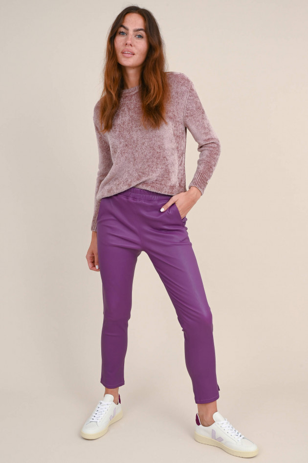 Arma  Lederhose PROVENCE STRETCH PLONGE in Violett