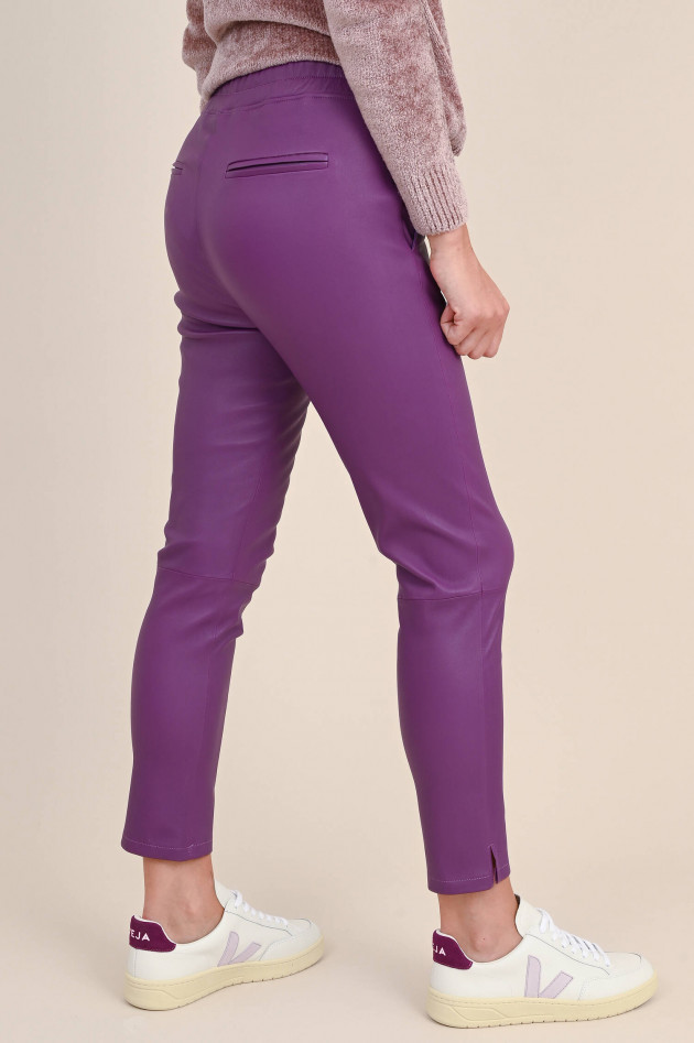 Arma  Lederhose PROVENCE STRETCH PLONGE in Violett
