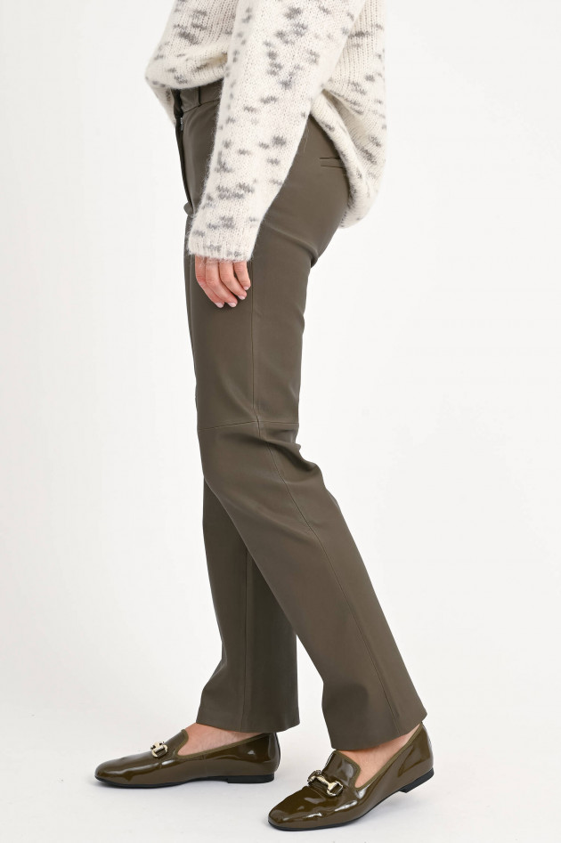 Arma  Lederhose JENNA in Graugrün