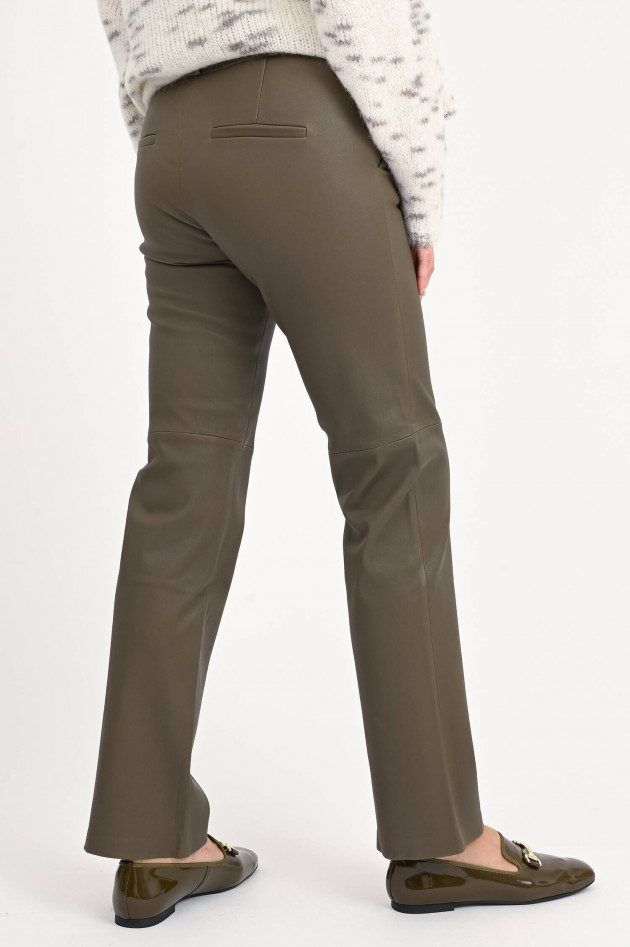 Arma  Lederhose JENNA in Graugrün