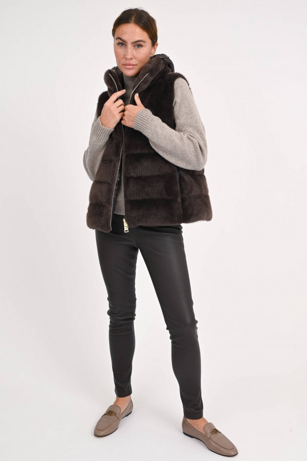 Arma  Lederhose BELLONA STRETCH in Dunkelbraun