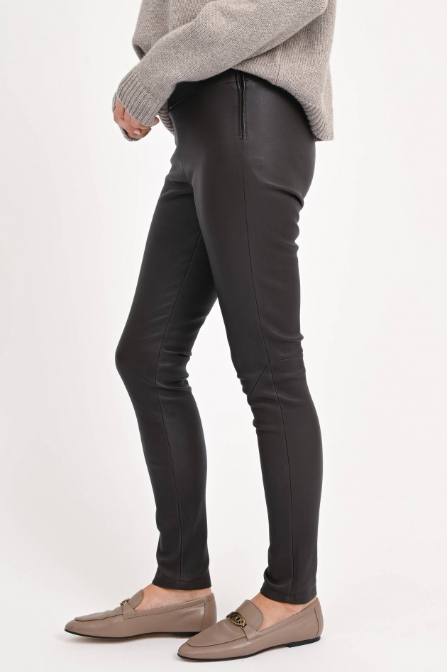Arma  Lederhose BELLONA STRETCH in Dunkelbraun