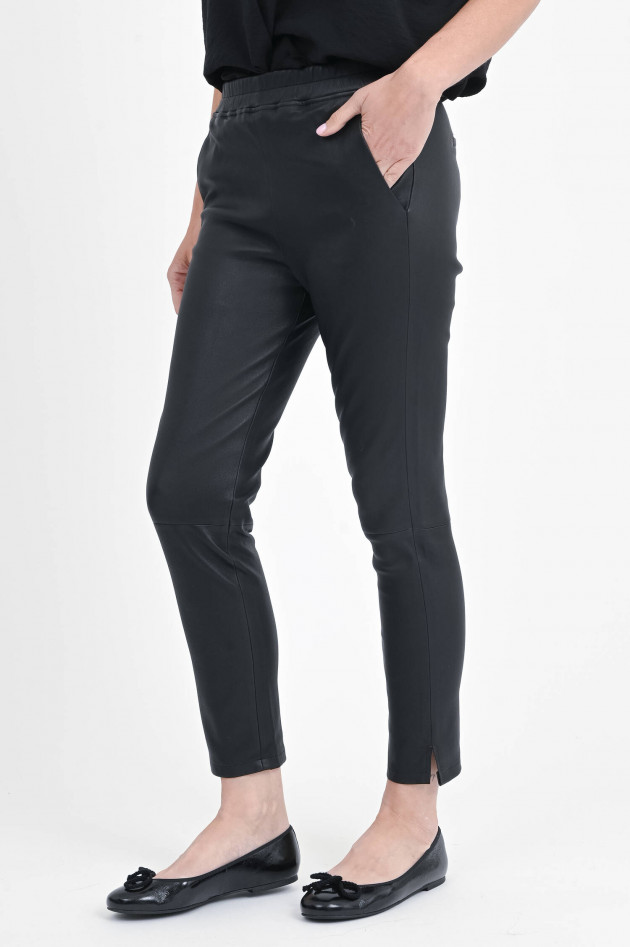 Arma   Lederhose PROVENCE STRETCH PLONGE in Schwarz