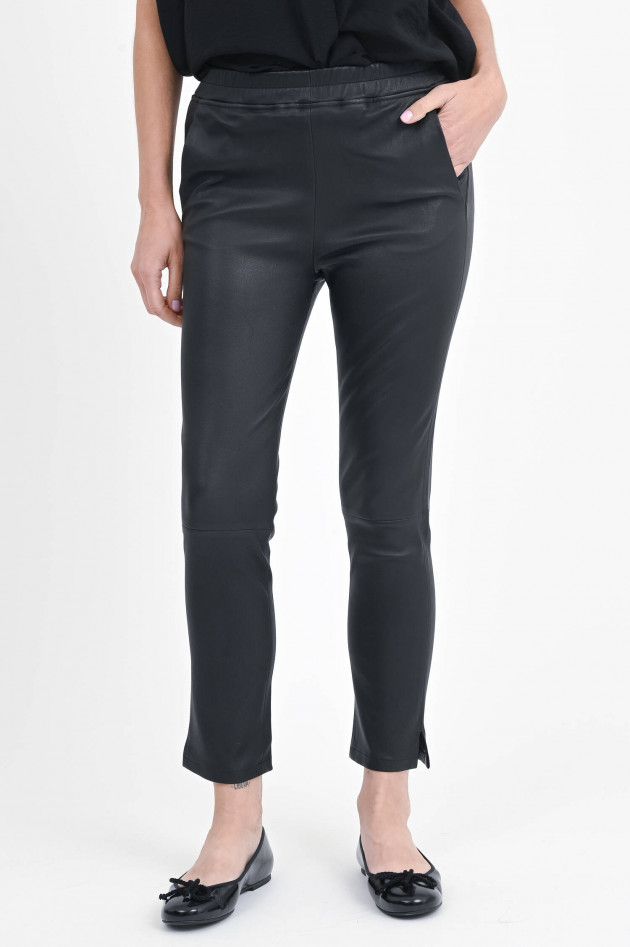 Arma   Lederhose PROVENCE STRETCH PLONGE in Schwarz