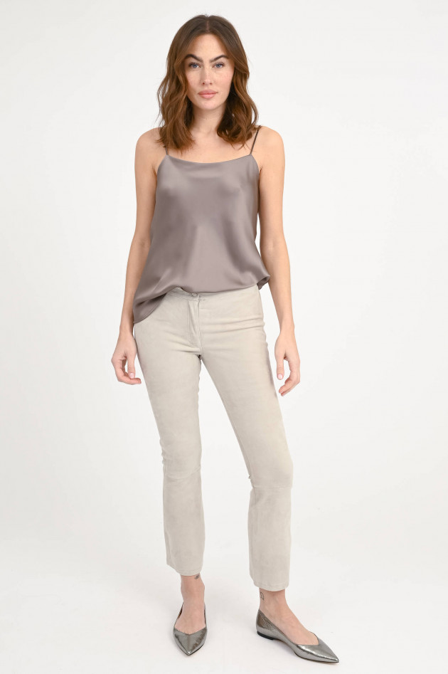 Arma   Suede Lederhose LIVELY mit Kick in Ecru