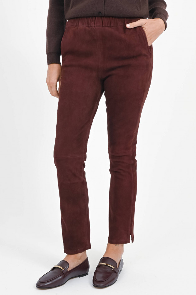 Arma  Lederhose KAMILLA in Bordeaux