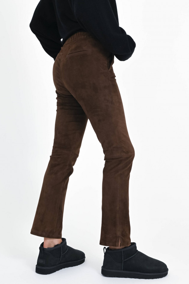 Arma  Lederhose KAMILLA in Mid Brown