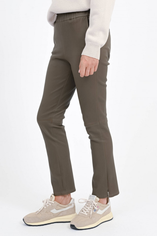 Arma  Lederhose KAMILLA in Soil/Taupe