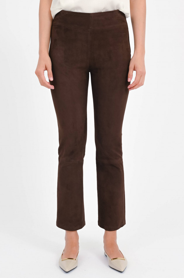 Arma  Velourslederhose ZARAGOZA in Dunkelbraun