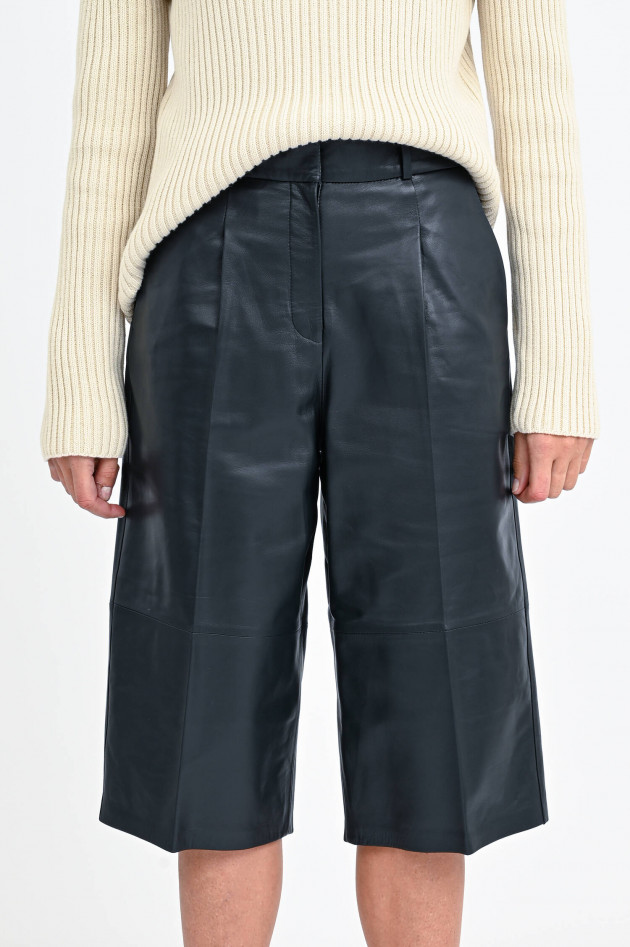 Arma  Kurze Leder-Culotte MANDY in Midnight