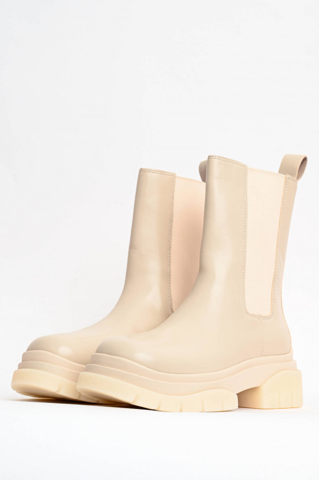 Ash Slip On Boots STORM in Creme