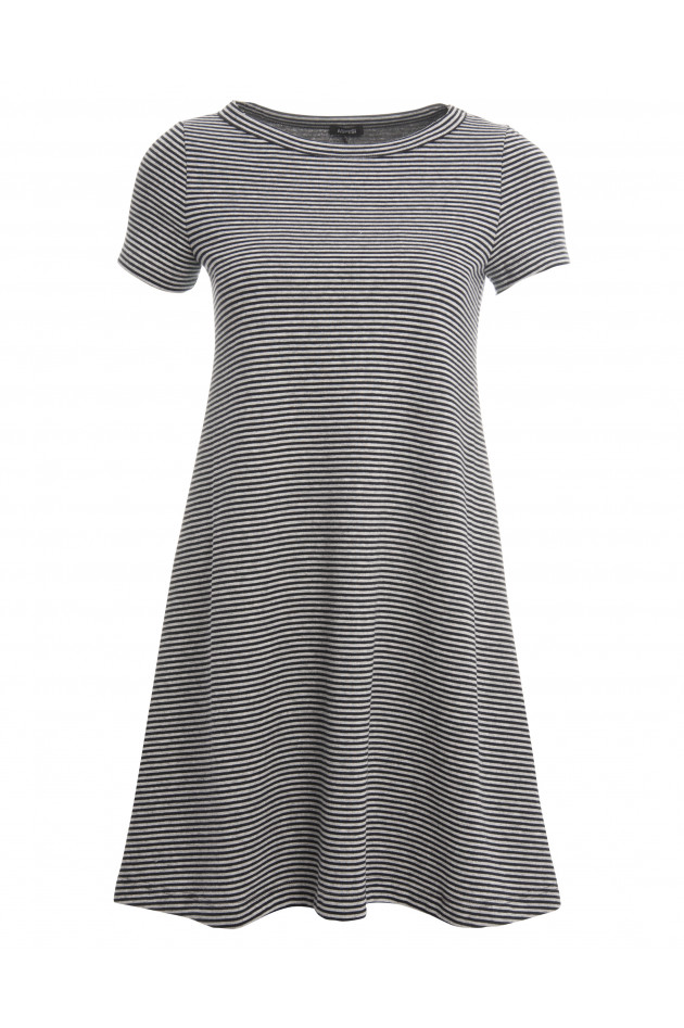 Aspesi Baumwollkleid gestreift in Marine/Grau