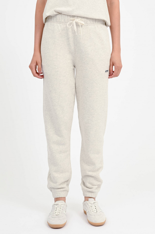 Autry Sweatpants in Hellgrau meliert