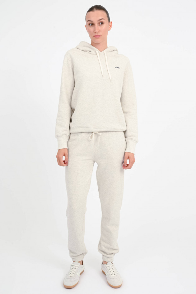 Autry Hoodie mit Kapuze in Hellgrau
