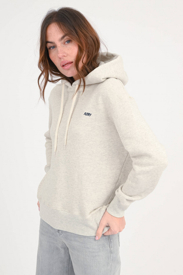 Autry Hoodie mit Kapuze in Hellgrau