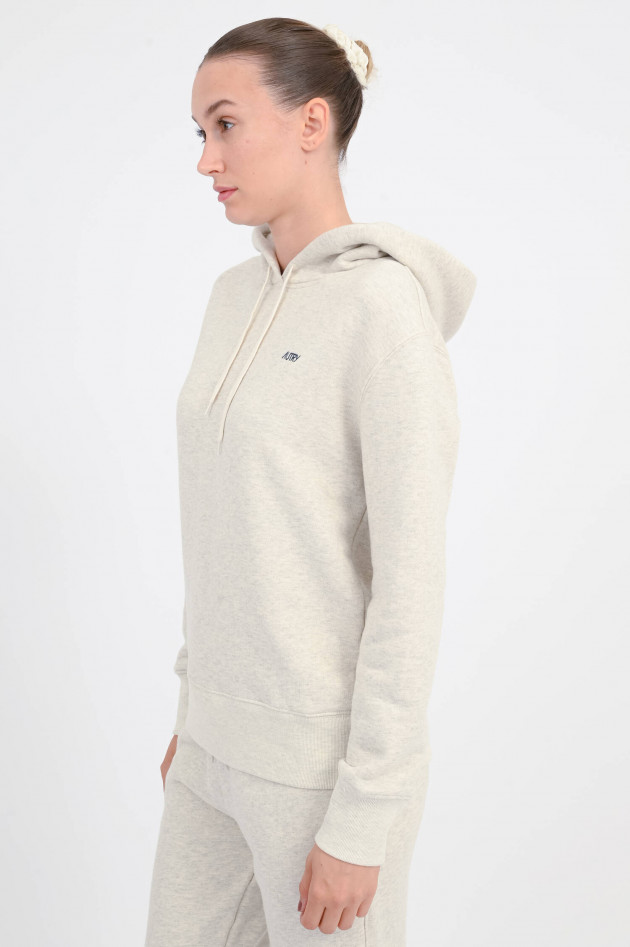 Autry Hoodie mit Kapuze in Hellgrau