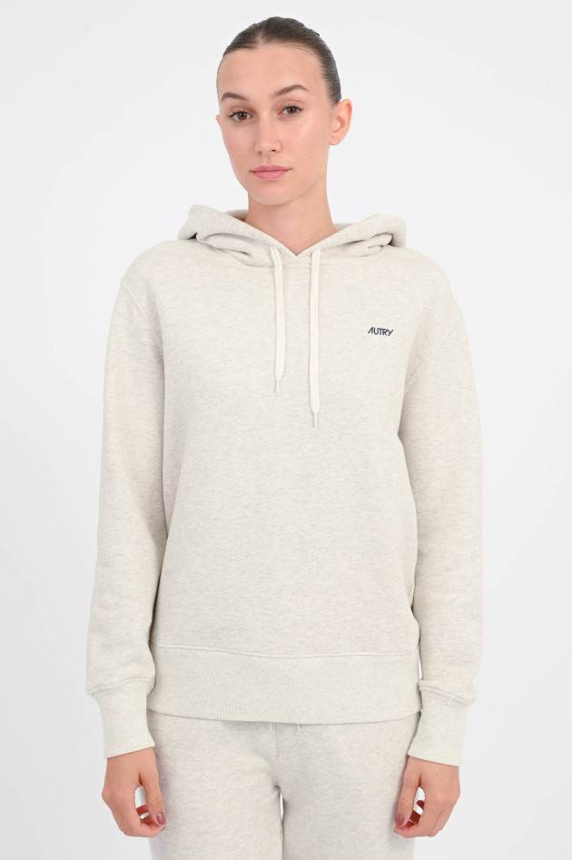 Autry Hoodie mit Kapuze in Hellgrau