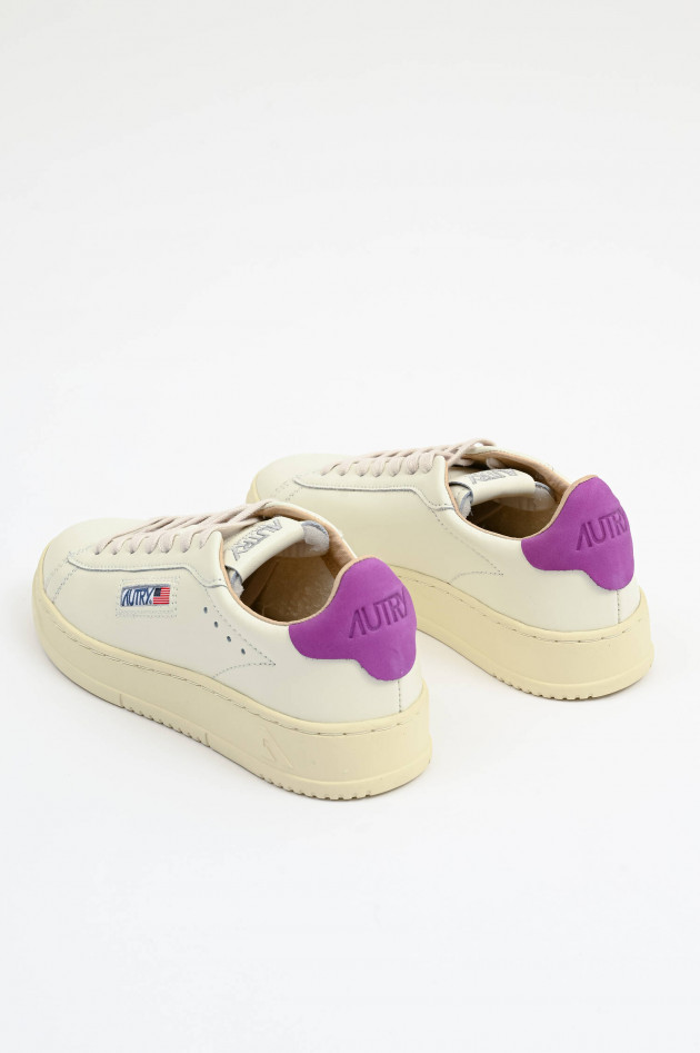 Autry Sneaker DALLAS LOW in Creme/Violett