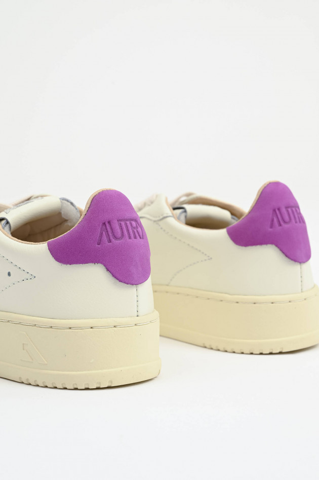 Autry Sneaker DALLAS LOW in Creme/Violett