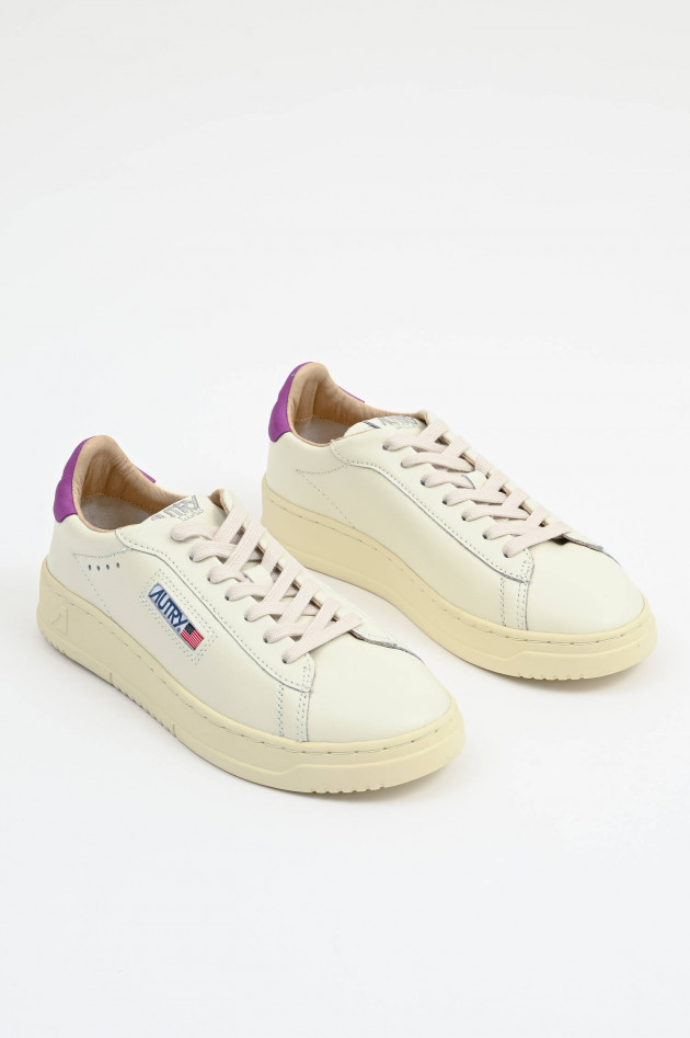 Autry Sneaker DALLAS LOW in Creme/Violett