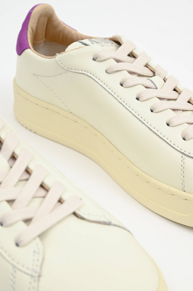Autry Sneaker DALLAS LOW in Creme/Violett