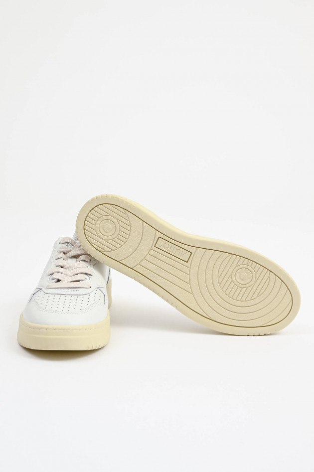 Autry  Sneaker MEDALIST LOW in Weiß/Silber